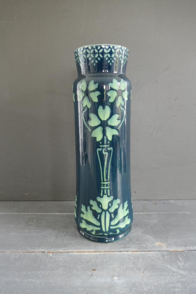 Art Nouveau vaas Charles Catteau Boch La Louvière K 720, Ophalen of Verzenden