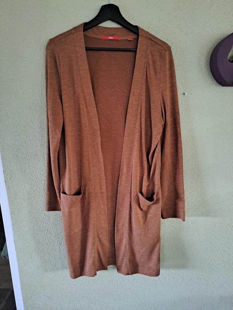 S oliver vest. Mt 42, Ophalen of Verzenden, Zo goed als nieuw, Maat 42/44 (L), Bruin