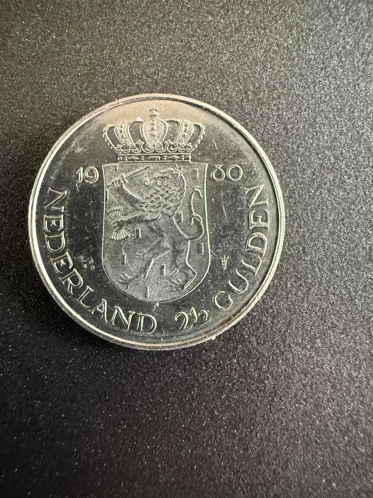 Rijksdaalder 1980 Juliana en Beatrix ongecirculeerd, Postzegels en Munten, Munten | Nederland, Ophalen of Verzenden, Koningin Juliana