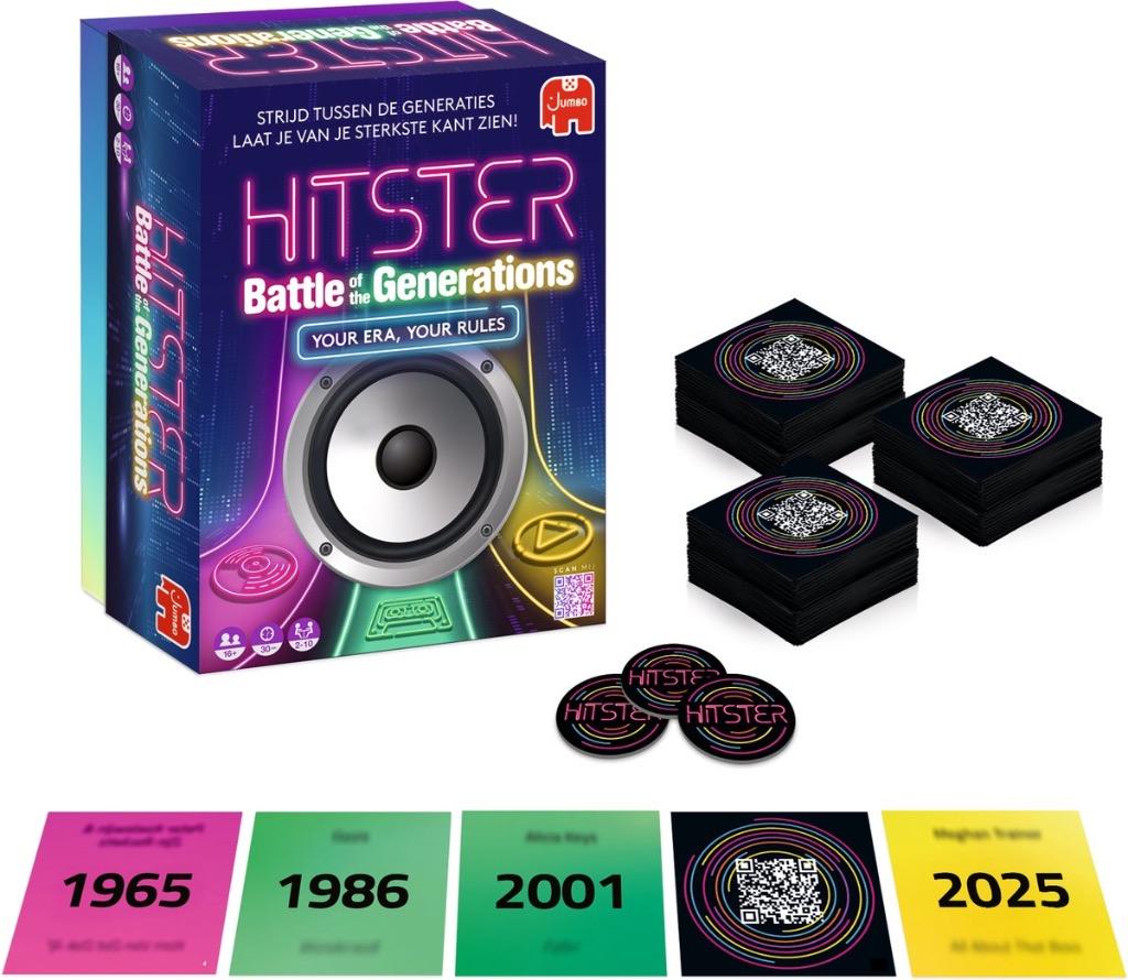 Hitster Battle of the Generations NIEUWSTE SPEL VAN HITSTER, Ophalen of Verzenden, Nieuw