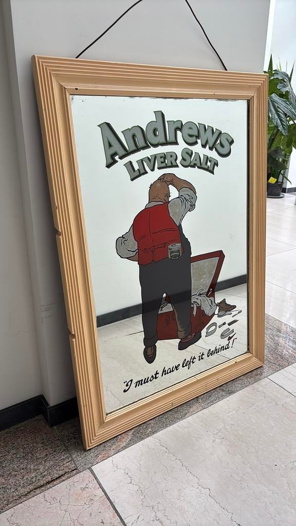 Reclame spiegel - Andrew Liver Salt, Ophalen