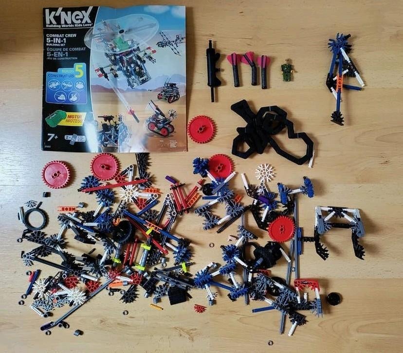 K'nex Combat crew 5 in 1, Ophalen of Verzenden, Gebruikt, K'nex