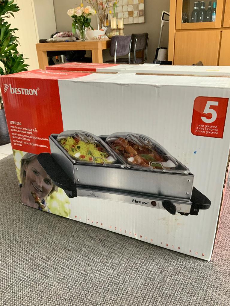 Bestron buffetverwarmer, Ophalen, Gebruikt