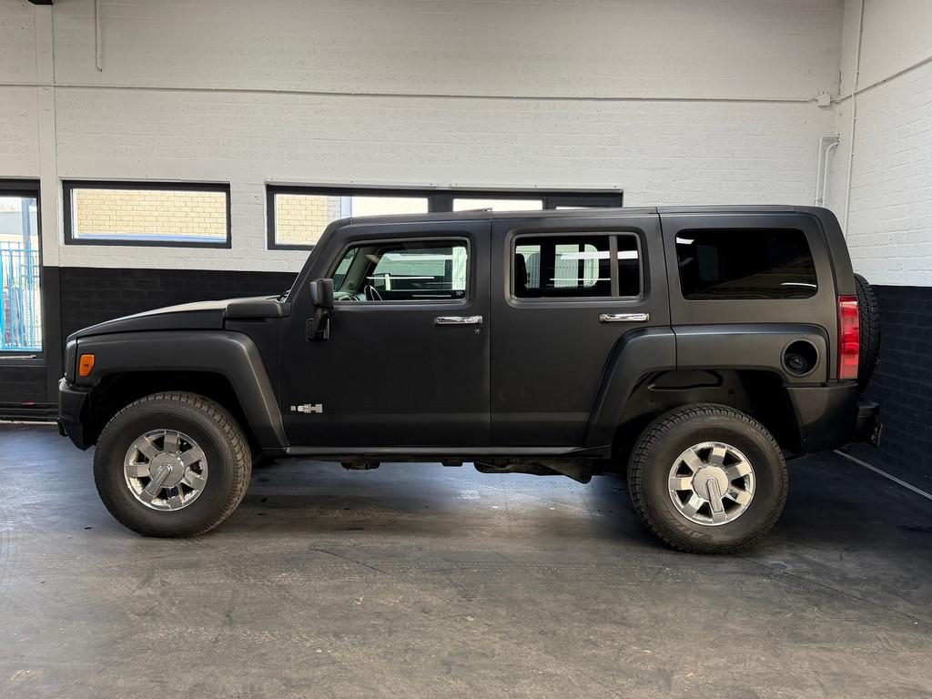 Hummer H3 3.5 Executive | Schuifdak | Navigatie | DAB | Lede, Automaat, Gebruikt, Zwart, Zwart