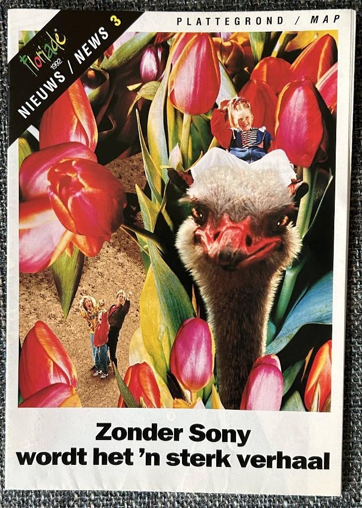 Floriade 1992 - Plattegrond, Ophalen of Verzenden, Zo goed als nieuw