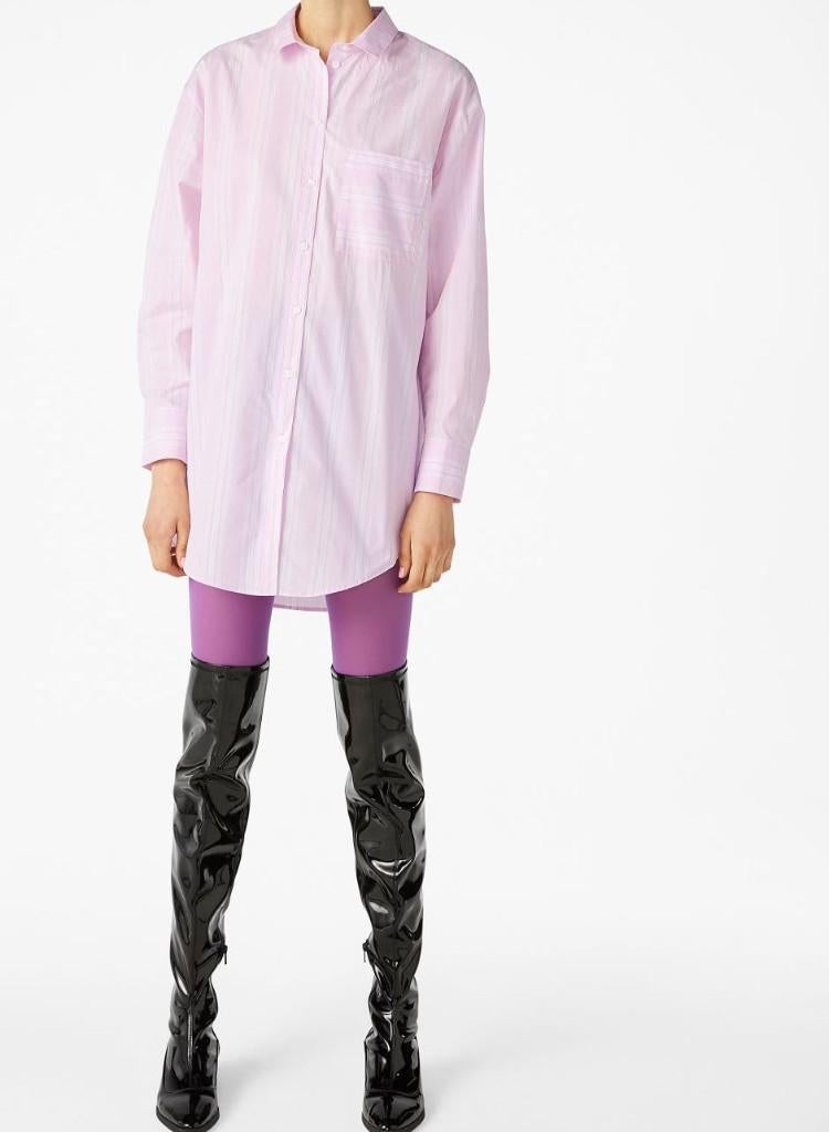 Oversized pink blouse (Monki), Nieuw, Ophalen of Verzenden, Monki, Roze