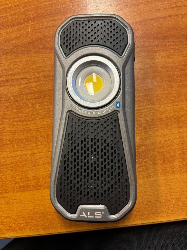 Werklamp + Bluetooth, Doe-het-zelf en Verbouw, Bouwverlichting, Ophalen of Verzenden, Nieuw, Minder dan 50 watt, Lamp