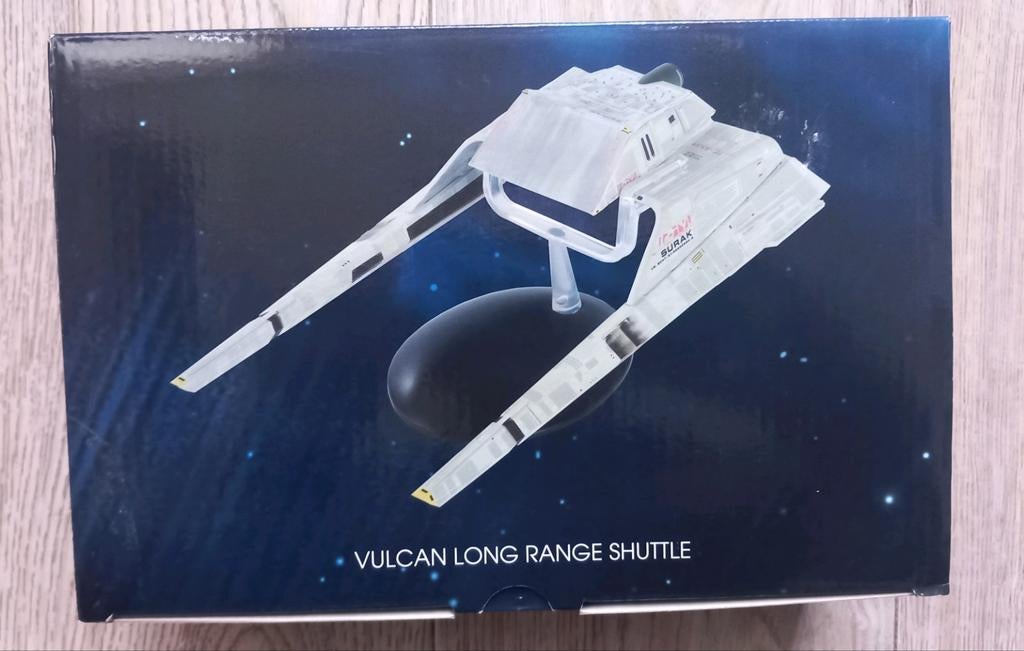 Star Trek Vulcan Long Range Shuttle (Eaglemoss), Ophalen of Verzenden, Nieuw, Tv, Beeldje, Replica of Model