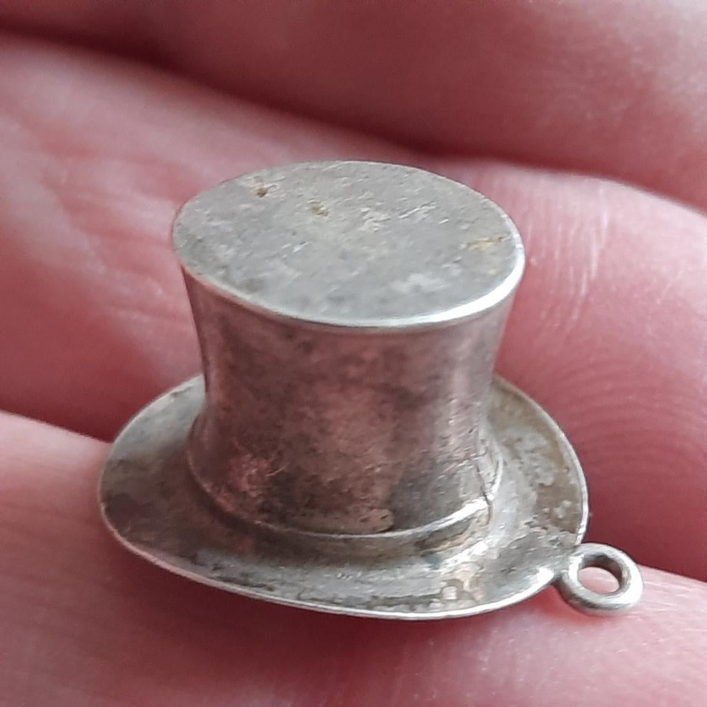 Grote Zilveren Bedel Hoge Hoed, Verzenden, Gebruikt, Zilver, Overige merken