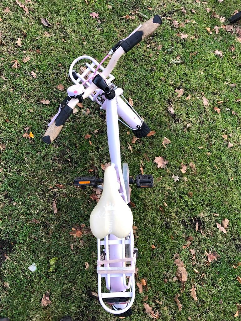 Roze Royal Bike kinderfiets 18 inch, Ophalen, Gebruikt, 18 inch, Handrem