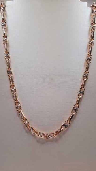 gouden fantasie ketting 14kt, Sieraden, Tassen en Uiterlijk, Kettingen, Www.bredajuwelier.nl, Nieuw, Ophalen of Verzenden, Www.bredajuwelier.nl