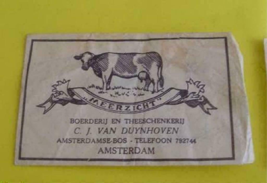 Suikerzakje Meerzicht Amsterdamse-Bos Amsterdam., Ophalen of Verzenden, Nederland