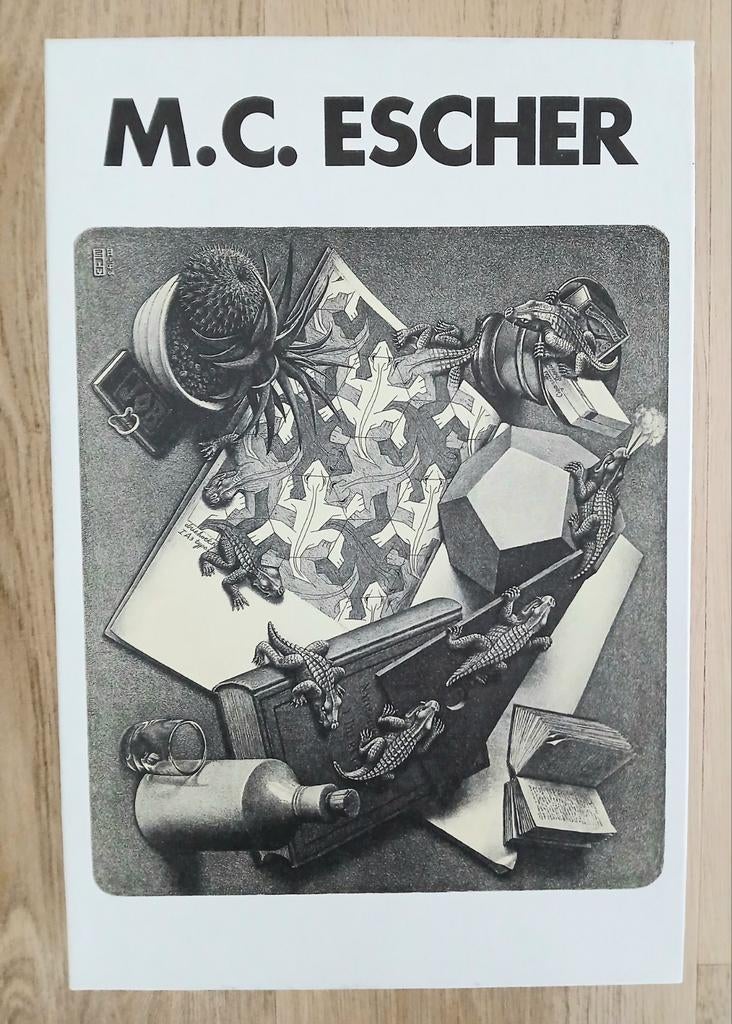 M.C. Escher -  reptiles, Ophalen of Verzenden, 500 t/m 1500 stukjes, Zo goed als nieuw, Legpuzzel