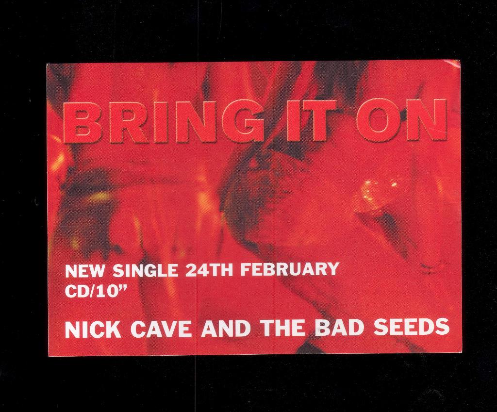 Nick Cave PROMO FOTOKAART NOCTURAMA 2003, Verzamelen, Ophalen of Verzenden, Zo goed als nieuw, Foto of Kaart