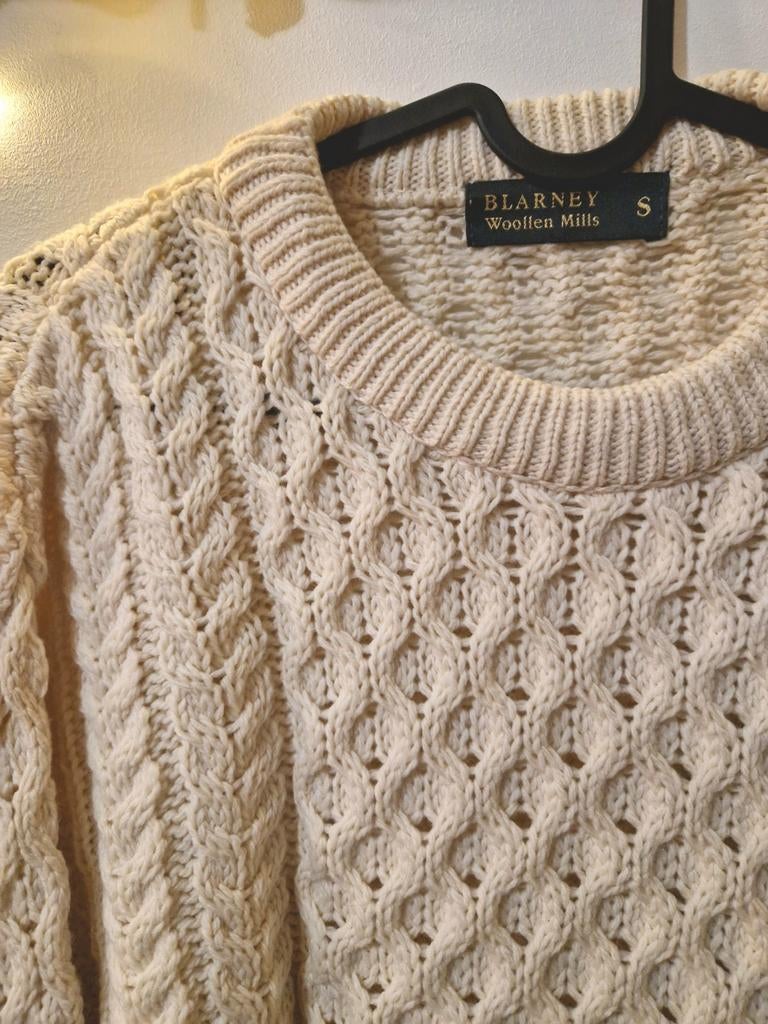 Stevige heerlijk dikke puur merino wollen vintage trui, Ophalen of Verzenden, Zo goed als nieuw, Maat 42/44 (L)