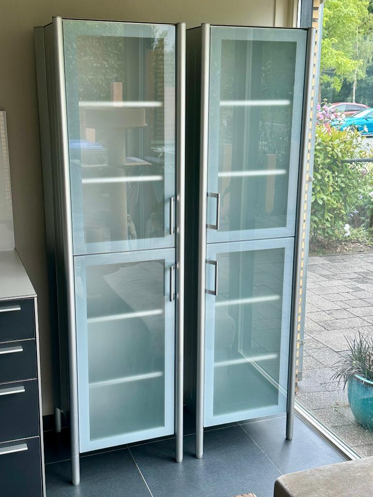 Bulthaup System 20 keukenkast servieskast set van 2 stuks, Ophalen, 50 tot 100 cm, Zo goed als nieuw, Grijs