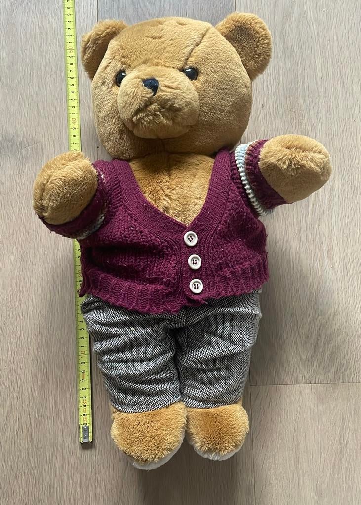 Grote beer Bob Bijenkorf, Verzamelen, Beren en Cherished Teddies, Ophalen of Verzenden, Gebruikt, Stoffen beer, Overige merken