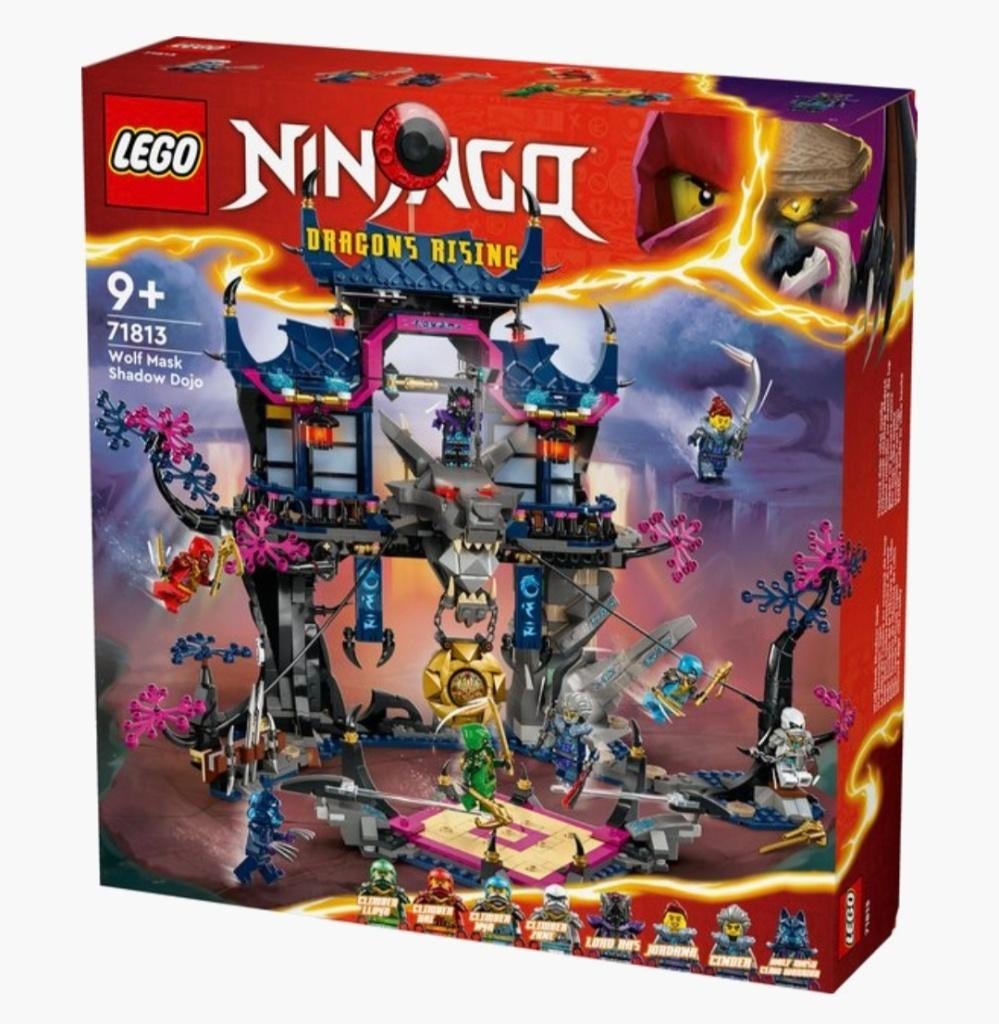 LEGO NINJAGO Wolvenmasker schaduwdojo 71813 >NIEUW<, Ophalen of Verzenden, Nieuw, Complete set, Lego