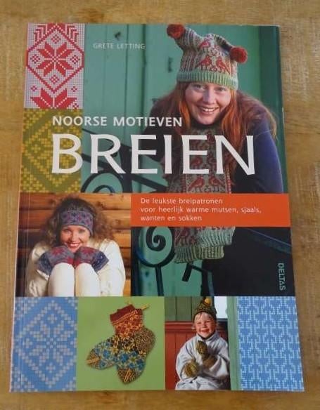 Noorse motieven breien breiboek - Grete Letting, Verzenden, Zo goed als nieuw, Breien, Patroon of Boek