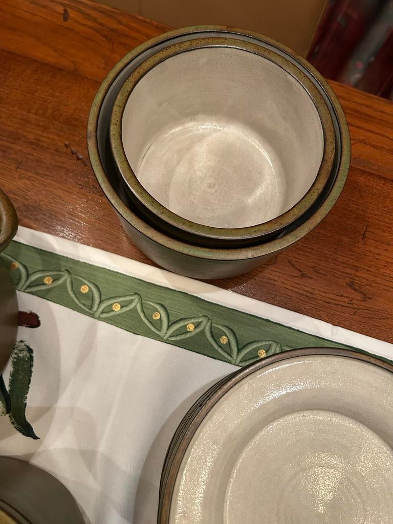 Lucie Q Bakker schalen Makkum, Ophalen