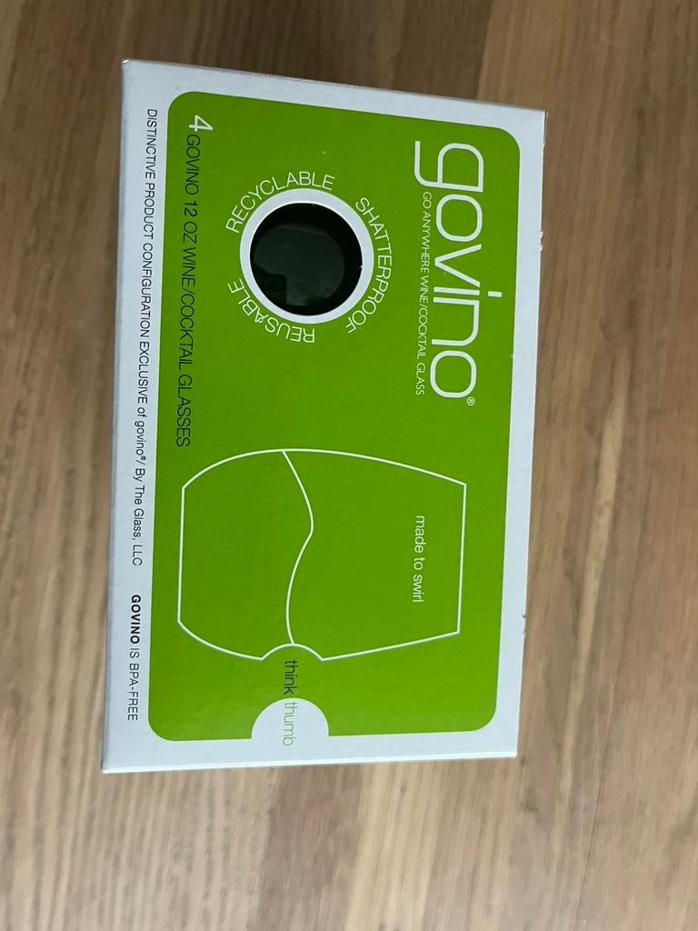 Kunststof wijnglas, Eén persoon