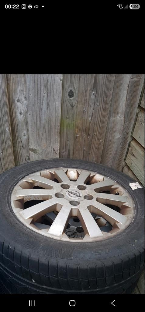 Opel Zafira A velgenset met zomerbanden 205/55/R16, Ophalen of Verzenden