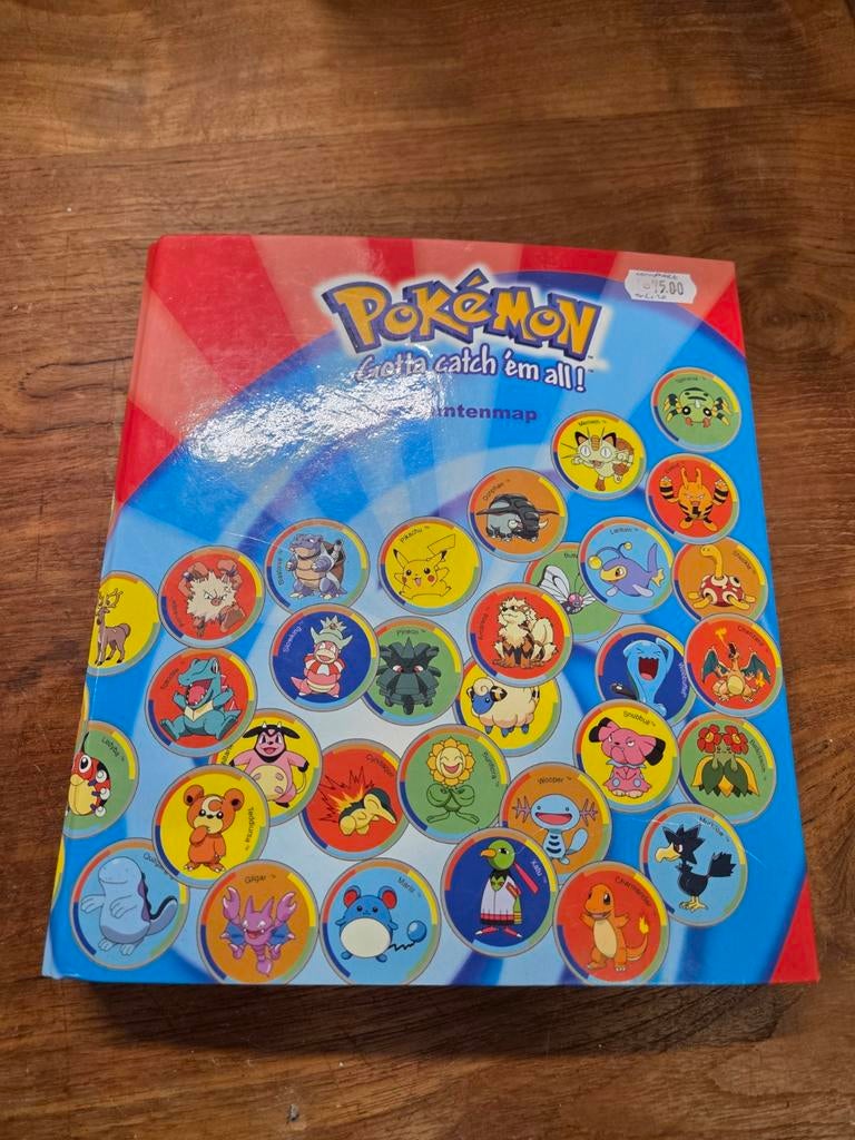 Pokemon munten map muntenmap compleet, Ophalen of Verzenden, Gebruikt, Overige typen