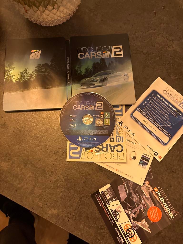 Project Cars 2 Steelcase - PS4, Spelcomputers en Games, Games | Sony PlayStation 4, 1 speler, Racen en Vliegen, Ophalen of Verzenden