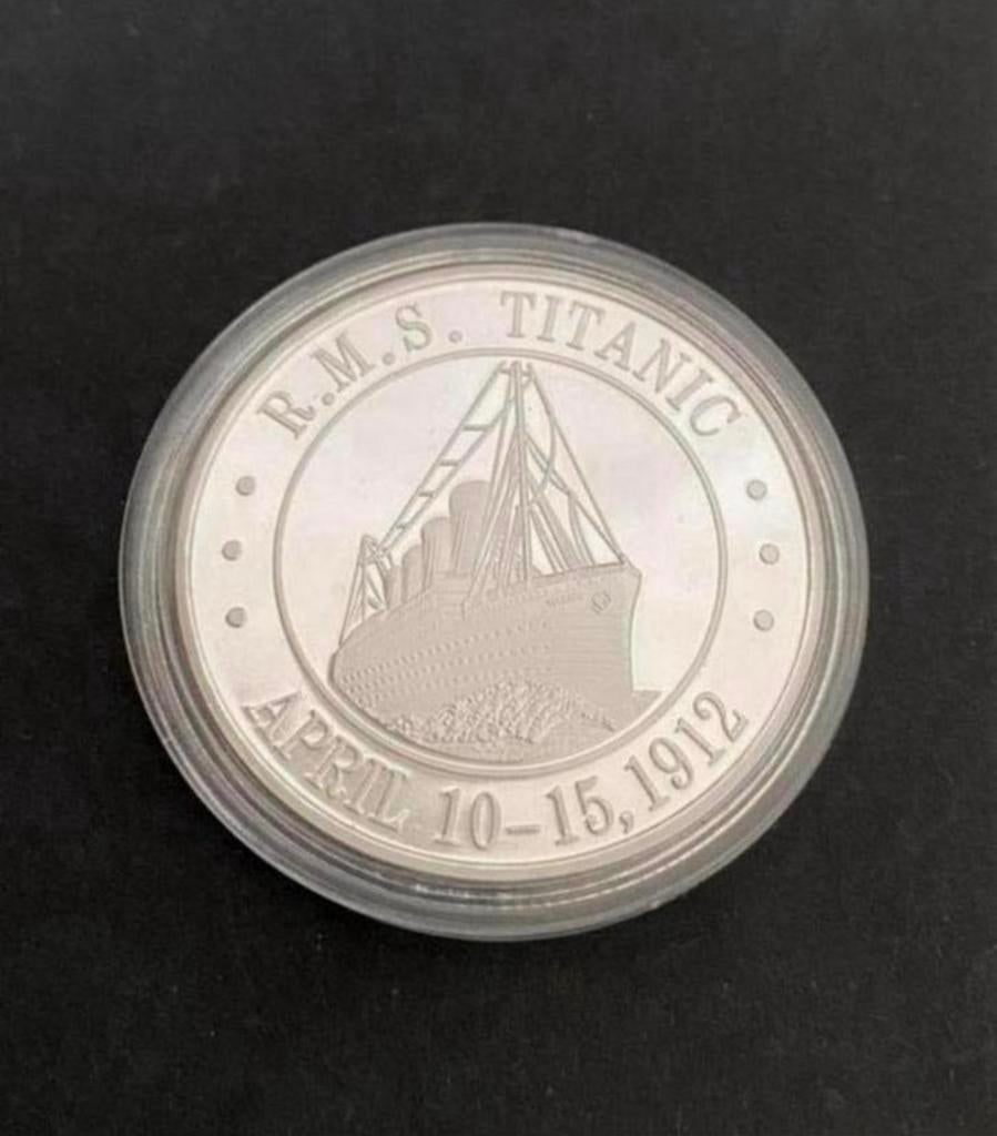 R.M.S. Titanic Herdenkingsmunt, Verzamelen, Scheepvaart, Nieuw, Ophalen of Verzenden