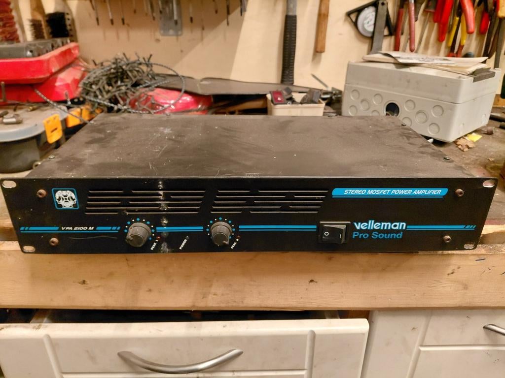 Velleman versterker 19 inch, Ophalen of Verzenden, Onbekend