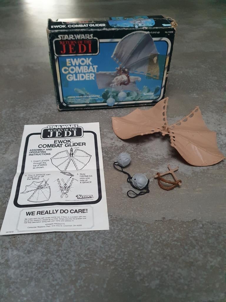 Star Wars Vintage Ewok Combat Glider, Ophalen of Verzenden, Gebruikt, Actiefiguurtje