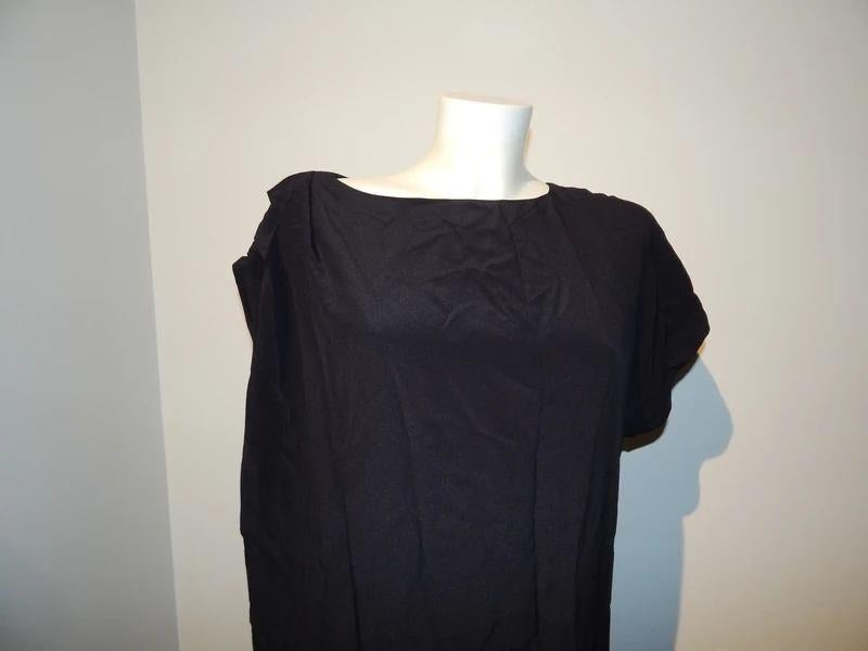 Missoni zwarte jurk deels zijde a symetrisch model mt M, Maat 38/40 (M), Verzenden, Zwart, Zo goed als nieuw