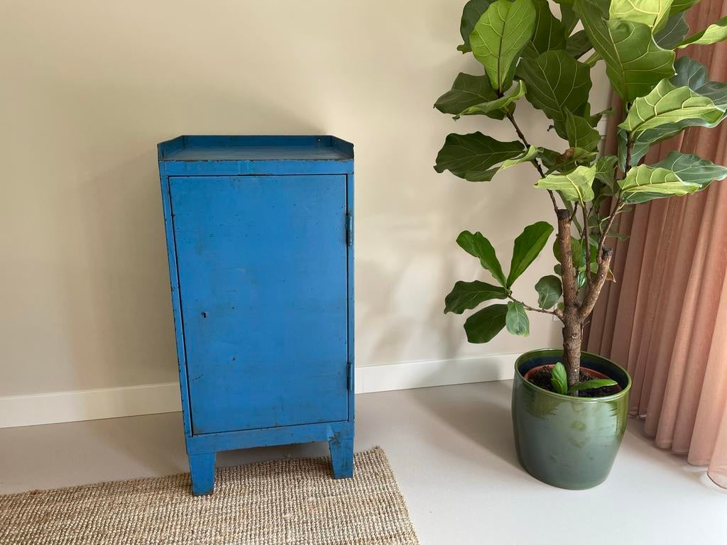 Vintage Industriële Kast / Dressoir, Huis en Inrichting, Kasten | Kledingkasten, Gebruikt, 100 tot 150 cm, 50 tot 100 cm, 25 tot 50 cm