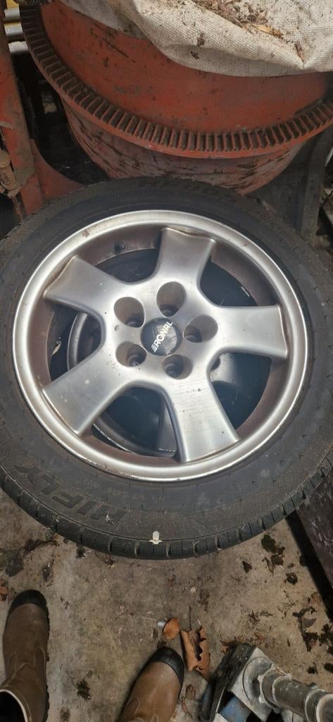 Ronal licht metalen velgen, Auto-onderdelen, Banden en Velgen, Banden en Velgen, Zomerbanden, 17 inch, Gebruikt, Ophalen