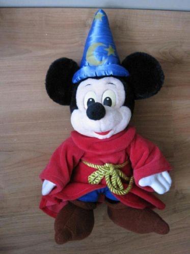 Mickey Mouse Fantasia Knuffel, Verzamelen, Disney, Ophalen of Verzenden, Mickey Mouse, Zo goed als nieuw, Knuffel