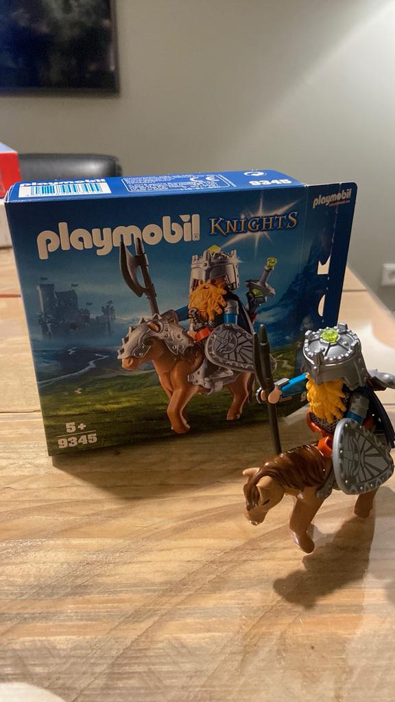 Playmobil Knights Set 9345 - Dwerg met pony, Kinderen en Baby's, Speelgoed | Playmobil, Ophalen of Verzenden, Zo goed als nieuw