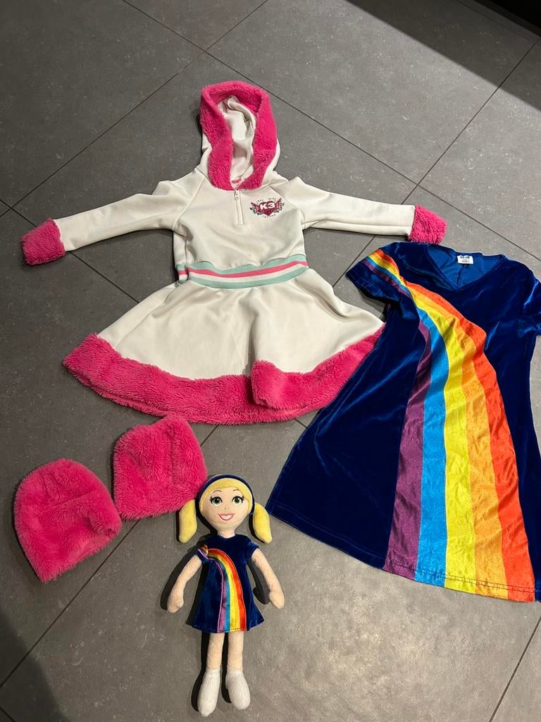 K3 jurkje incl k3 knuffel, Ophalen, Zo goed als nieuw, 110 t/m 116