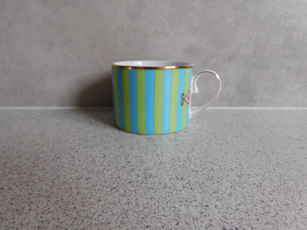 Kopje Lovebirds Groen Blauw PiP Studio, Ophalen of Verzenden, Zo goed als nieuw, Overige stijlen, Kop(pen) en/of Schotel(s)