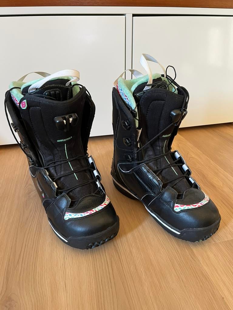 Salomon Ivy snowboardschoenen maat 40 1/3, Sport en Fitness, Snowboarden, Zo goed als nieuw, Schoenen, Ophalen