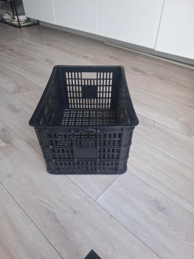 Zwarte Fietskrat 50x35cm - Nieuw of Gebruikt, Ophalen of Verzenden, Nieuw, Fietskrat