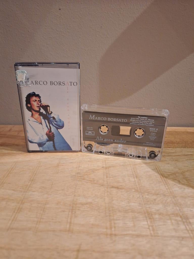 Marco Borsato - Als geen ander cassettebandje, Cd's en Dvd's, Cassettebandjes, 1 bandje, Ophalen of Verzenden, Zo goed als nieuw
