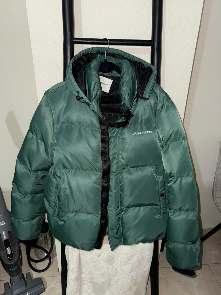 Daily paper jas, Ophalen, Zo goed als nieuw, Maat 48/50 (M), Groen