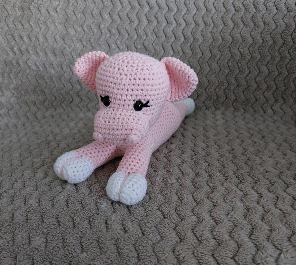 Leuke unieke varken. Handgemaakt gehaakte knuffel., Ophalen of Verzenden, Nieuw, Overige typen