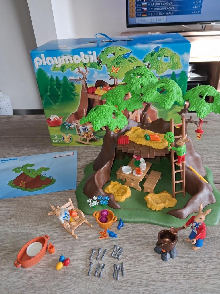 Playmobil paashazen boomhuis 4460 collectors item..., Kinderen en Baby's, Speelgoed | Playmobil, Ophalen of Verzenden, Zo goed als nieuw