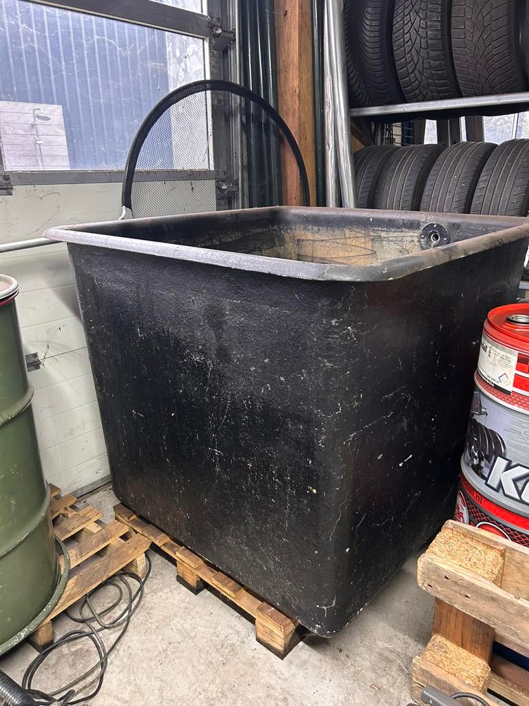 Kweek bak vissen, Ophalen, Gebruikt