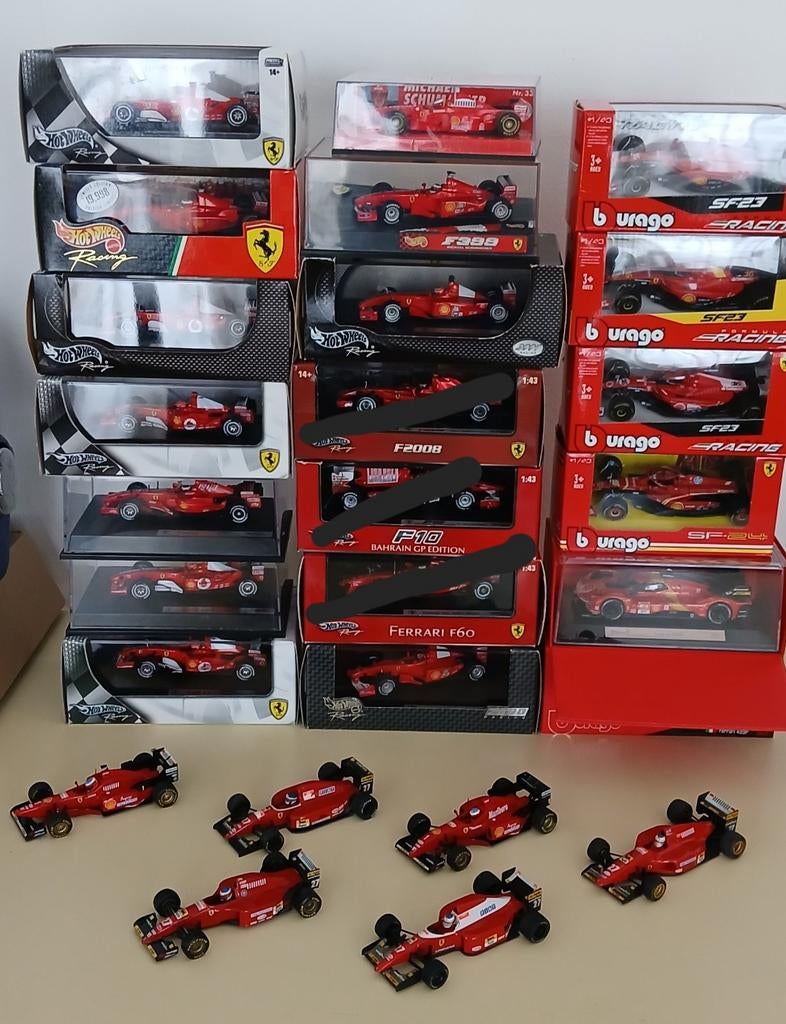 Scuderia Ferrari Schaalmodellen (Losse verkoop), Hobby en Vrije tijd, Modelauto's | 1:43, Overige merken, Auto, Verzenden, Zo goed als nieuw