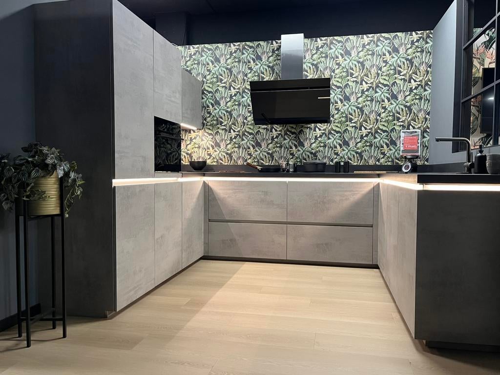 GREEPLOZE - U KEUKEN, Huis en Inrichting, Keuken | Complete keukens, Ophalen, U-keuken, Nieuw, Grijs