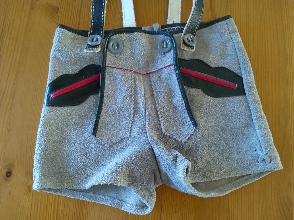 Tiroler dirndel Lederhose, echt leer, maat 116, Ophalen, Jongen of Meisje, Broek