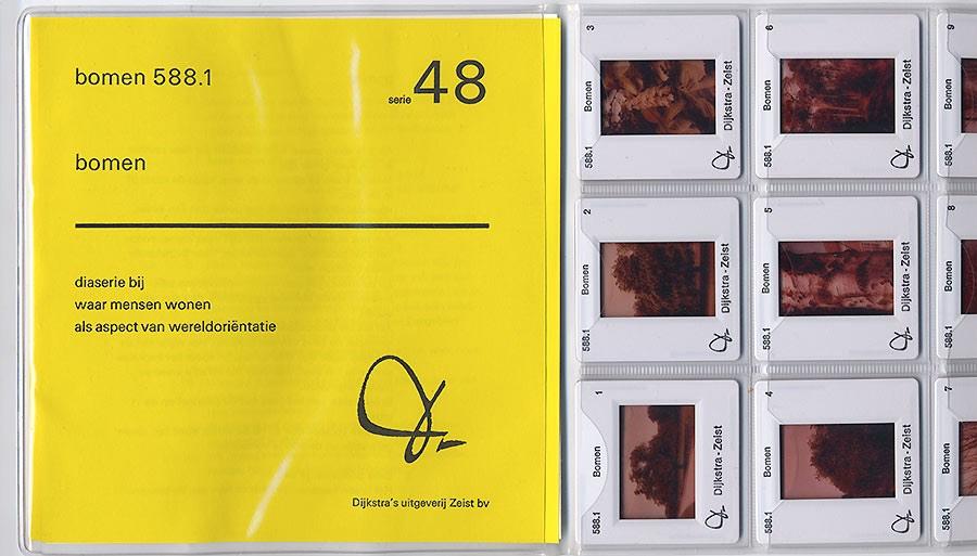 Bomen - Nederlandse boomsoorten CO2 zuurstof 9 dia's school, Foto, Ophalen of Verzenden, Zo goed als nieuw, Natuur