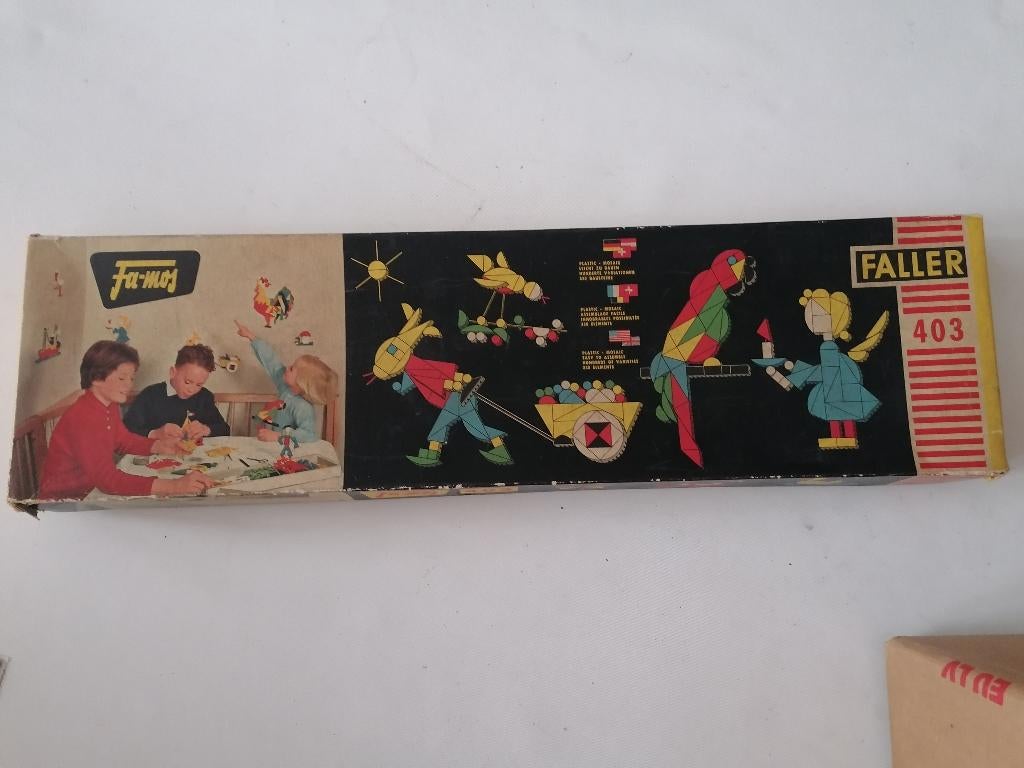 Faller Famos vintage mozaiek speelgoed, Ophalen of Verzenden